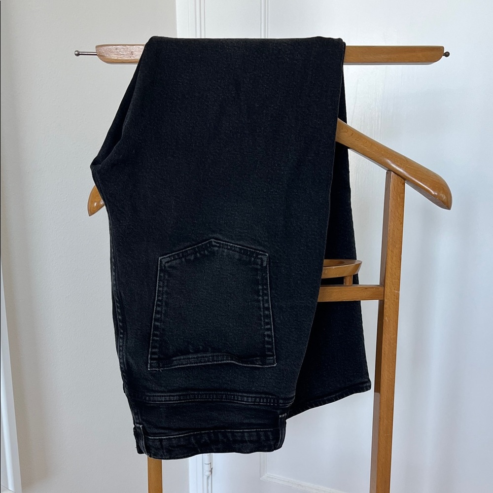 & Other Stories Black Straight Leg Jeans